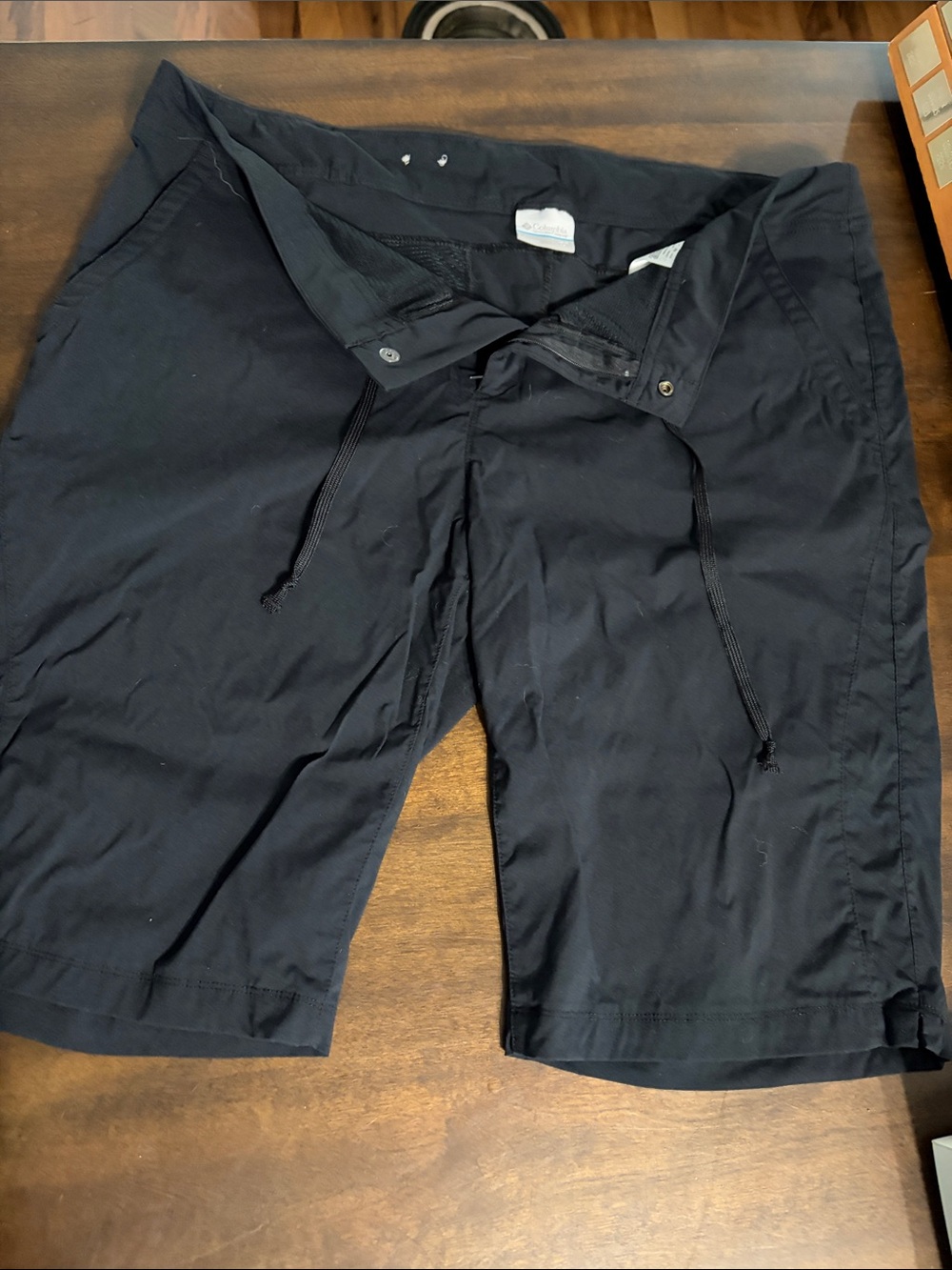 Columbia Womenโs Black Casual Drawstring Shorts